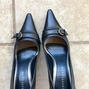 Navy heels size 7